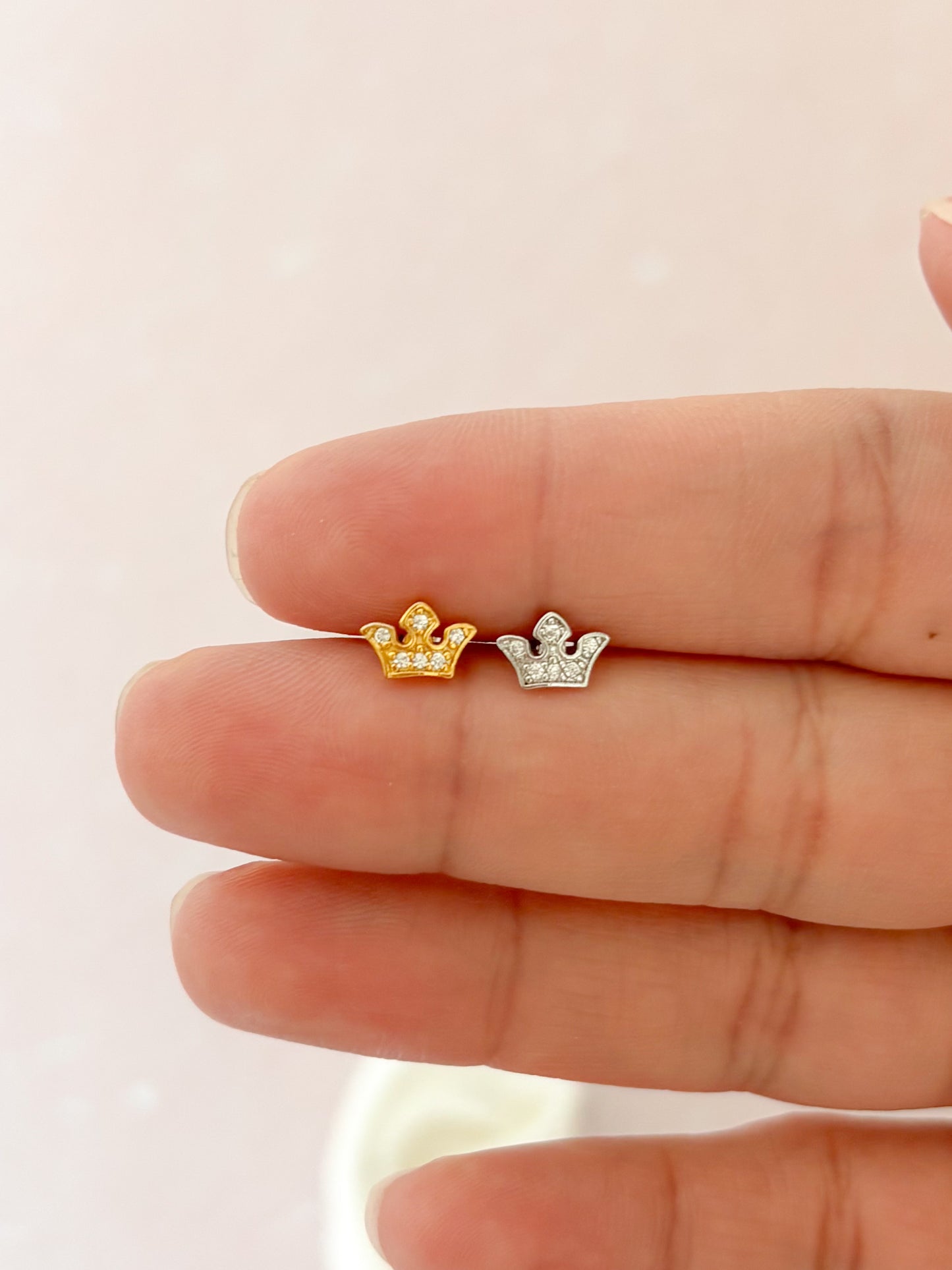 Piercing Corona, Acero Quirúrgico, Rosca en Ambos Lados