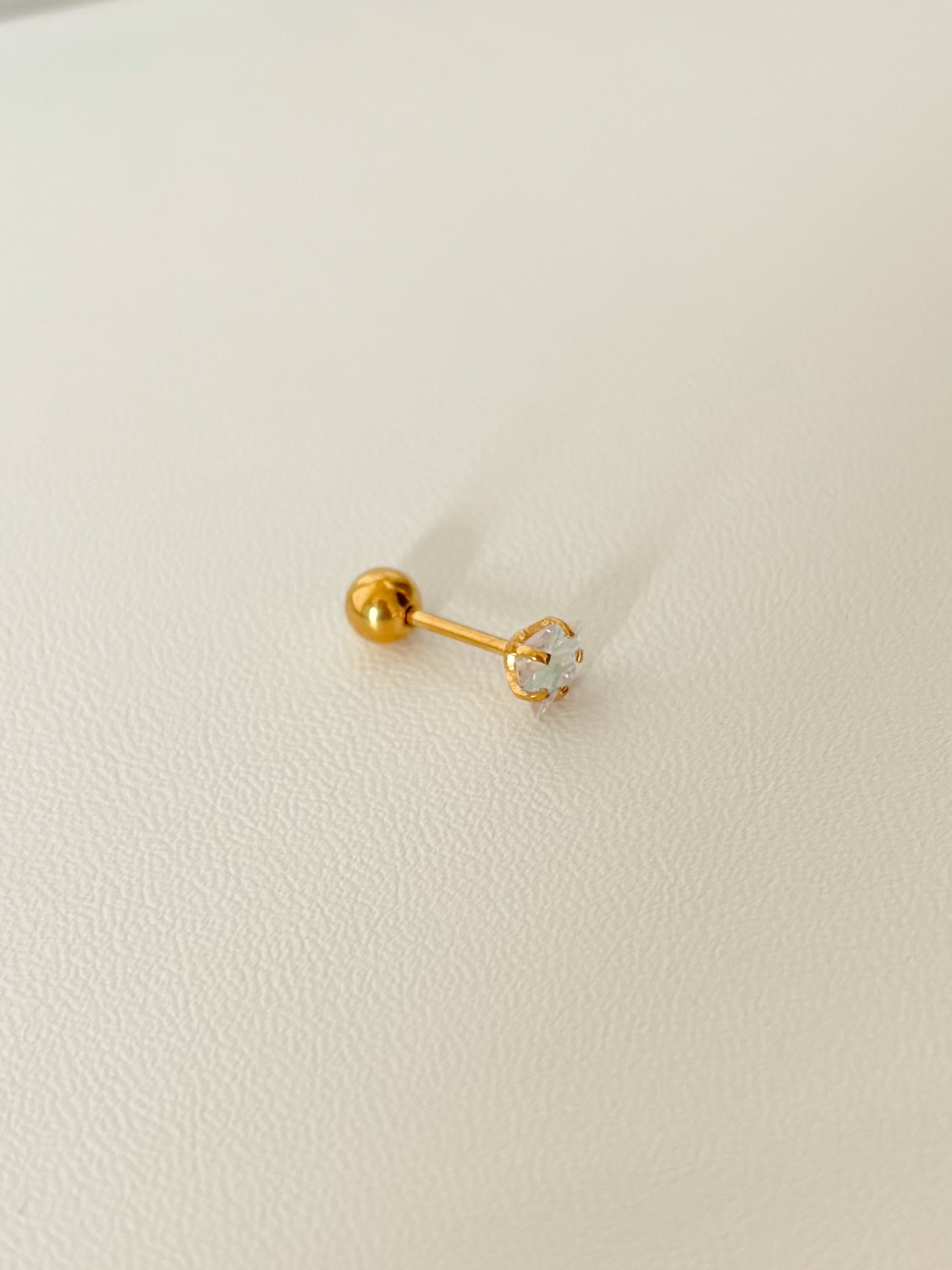 Piercing Estrella Mini, Estrella Holográfica, Tornasol, Acero Quirúrgico