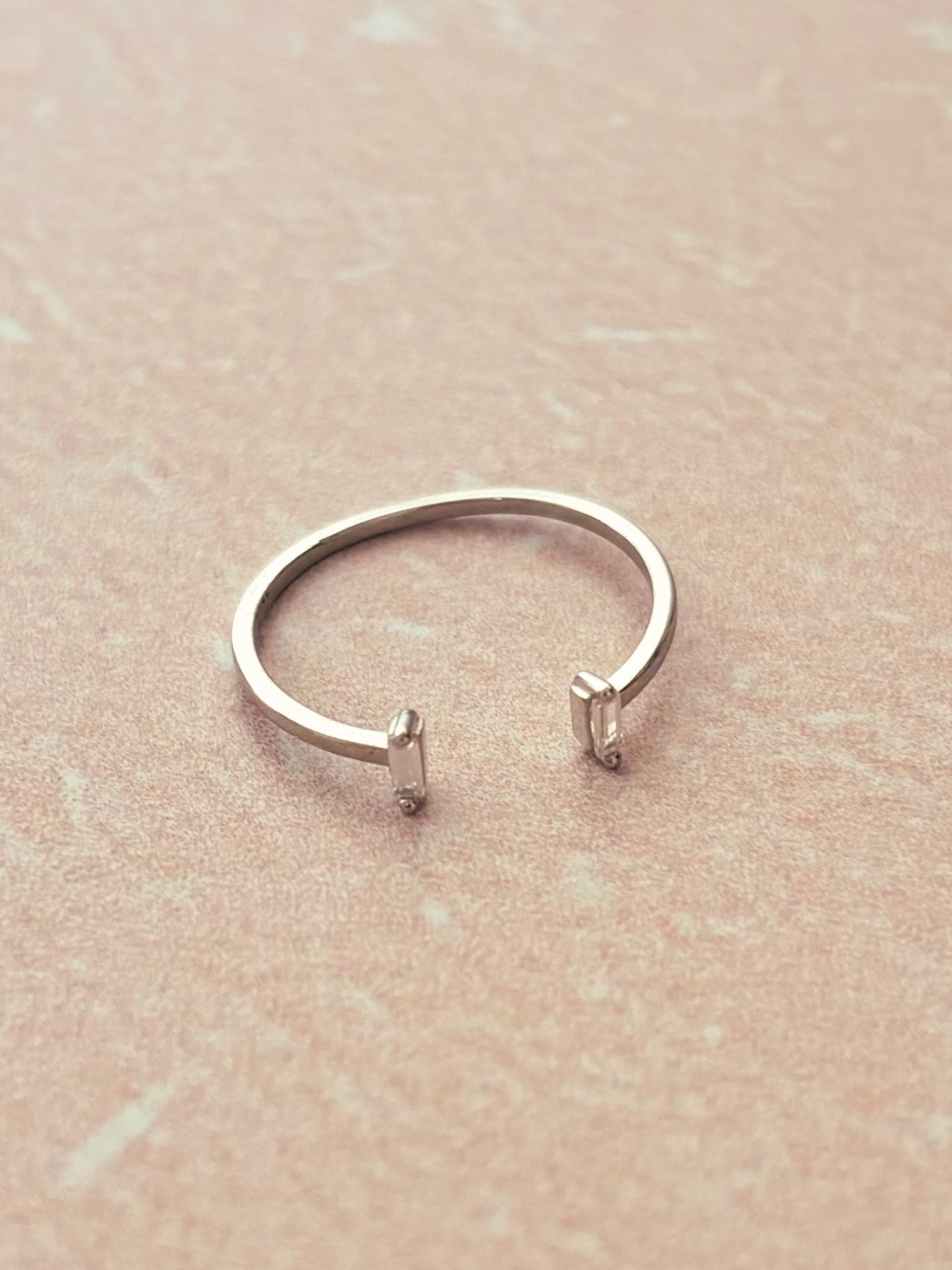 Anillo Minimalista Barras, plata 925