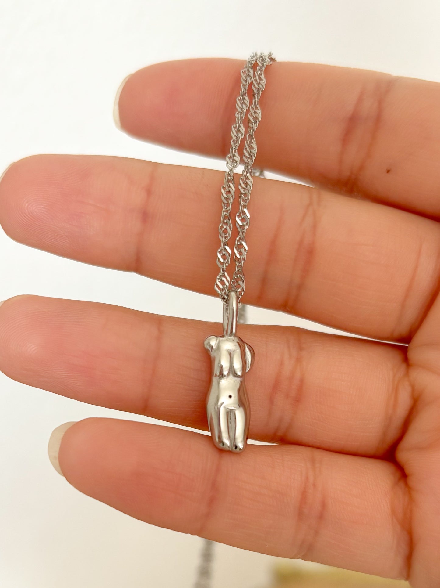 Cadena Mujer, Cadena Cuerpo, Acero Inoxidable