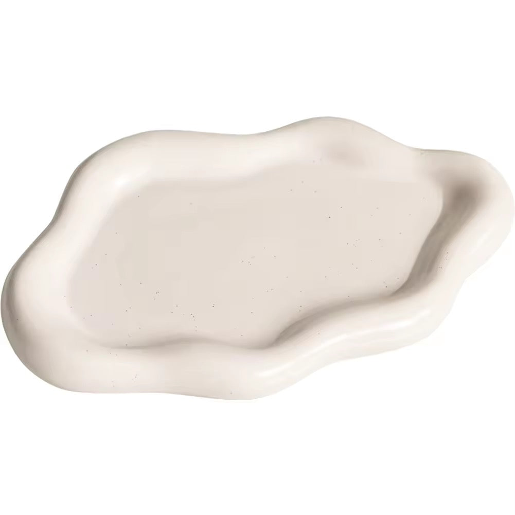 Organizador Para Tocador, Platito Organizador para Joyas, Joyero Cloud, Porcelana