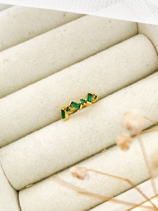 Earcuff POP color, Zirconias Earcuff, Arete a Presión, Acero Inoxidable