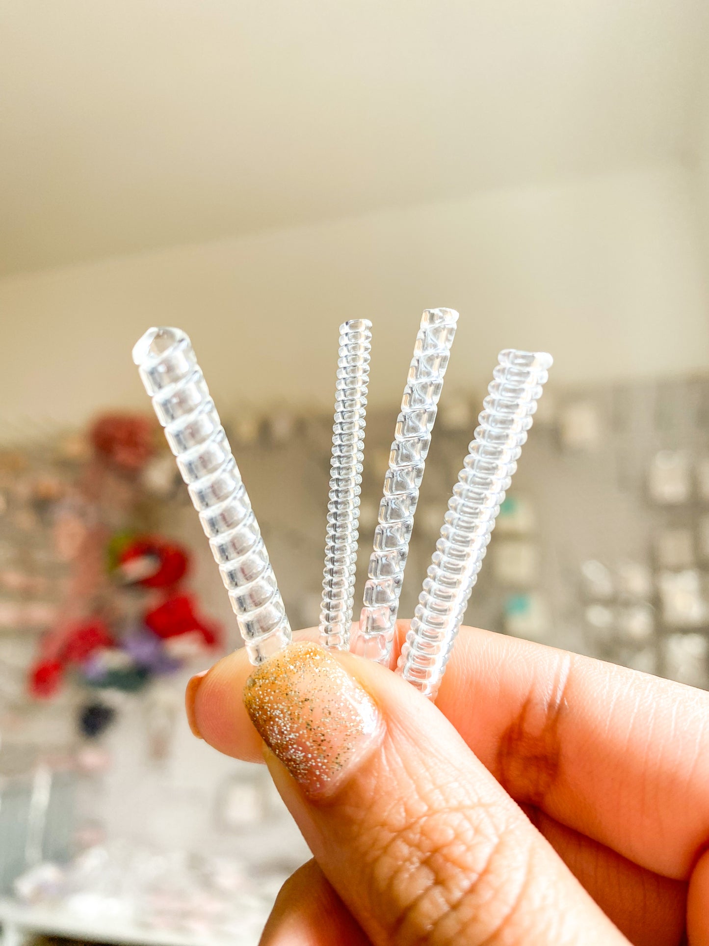 Kit Ajustadores para Anillos, 4 Barritas de Silicon ajustables