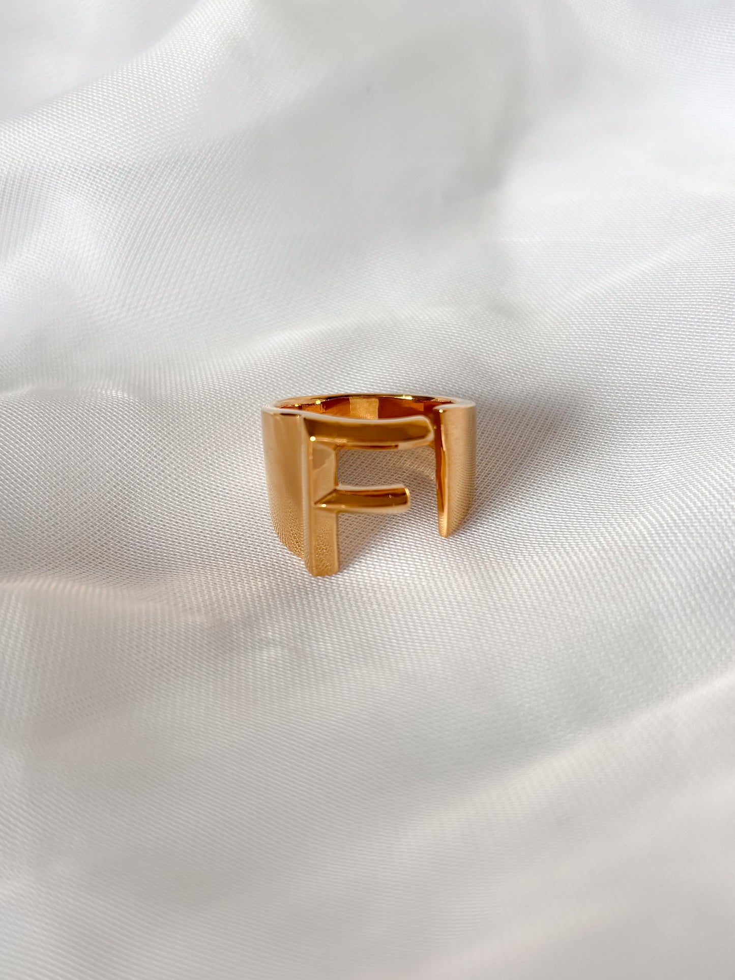 Anillo Inicial Chunky, Acero Inoxidable