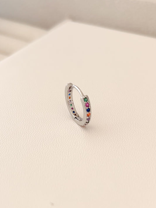 Piercing Argolla con Colores, 10mm, Acero Quirúrgico