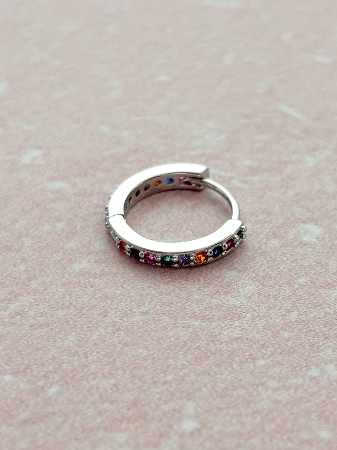 Piercing Argolla con Colores, 10mm, Acero Quirúrgico
