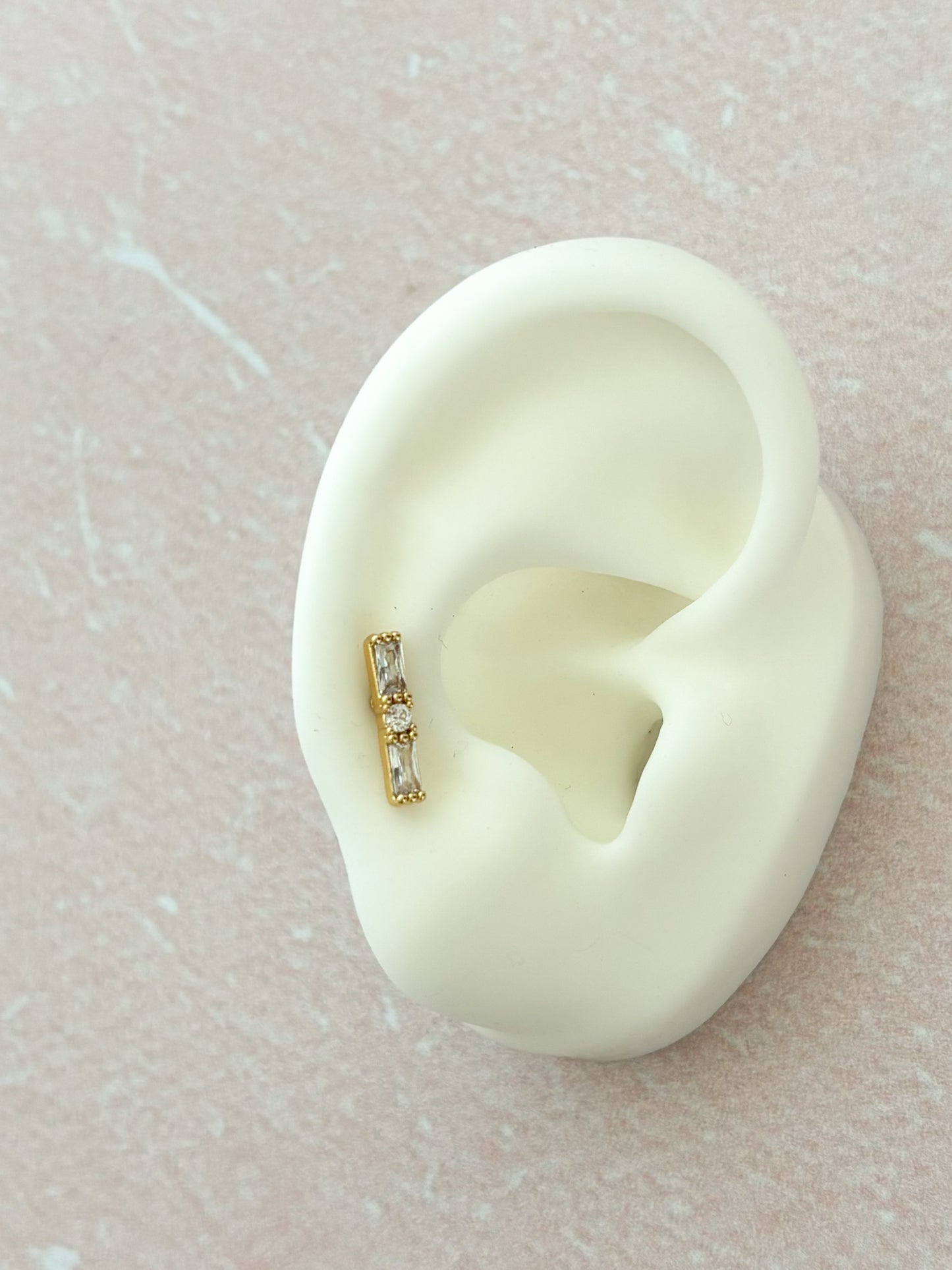 Piercing Barra Larga, Minimalista, Acero Quirurgico
