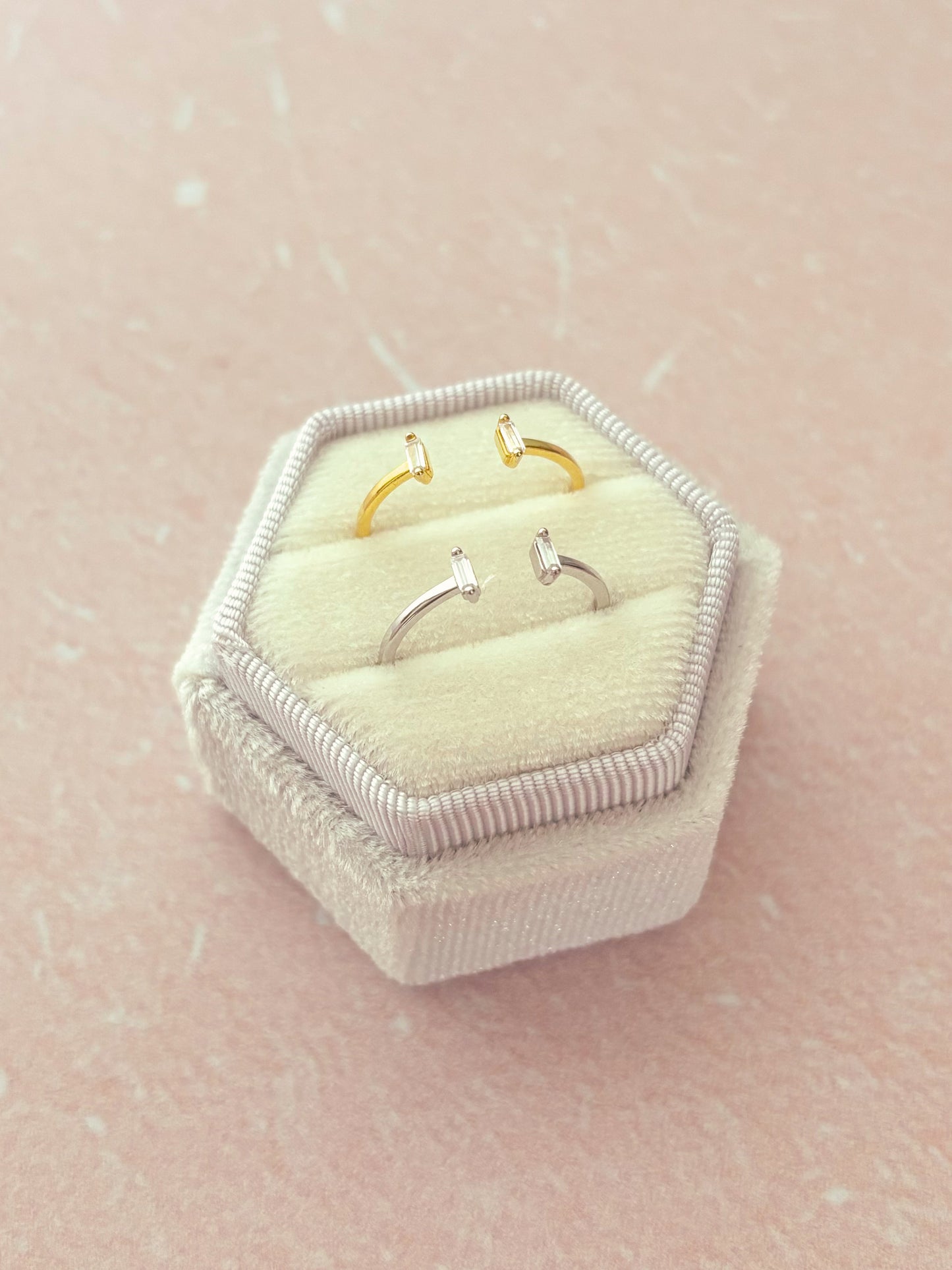 Anillo Minimalista Barras, plata 925