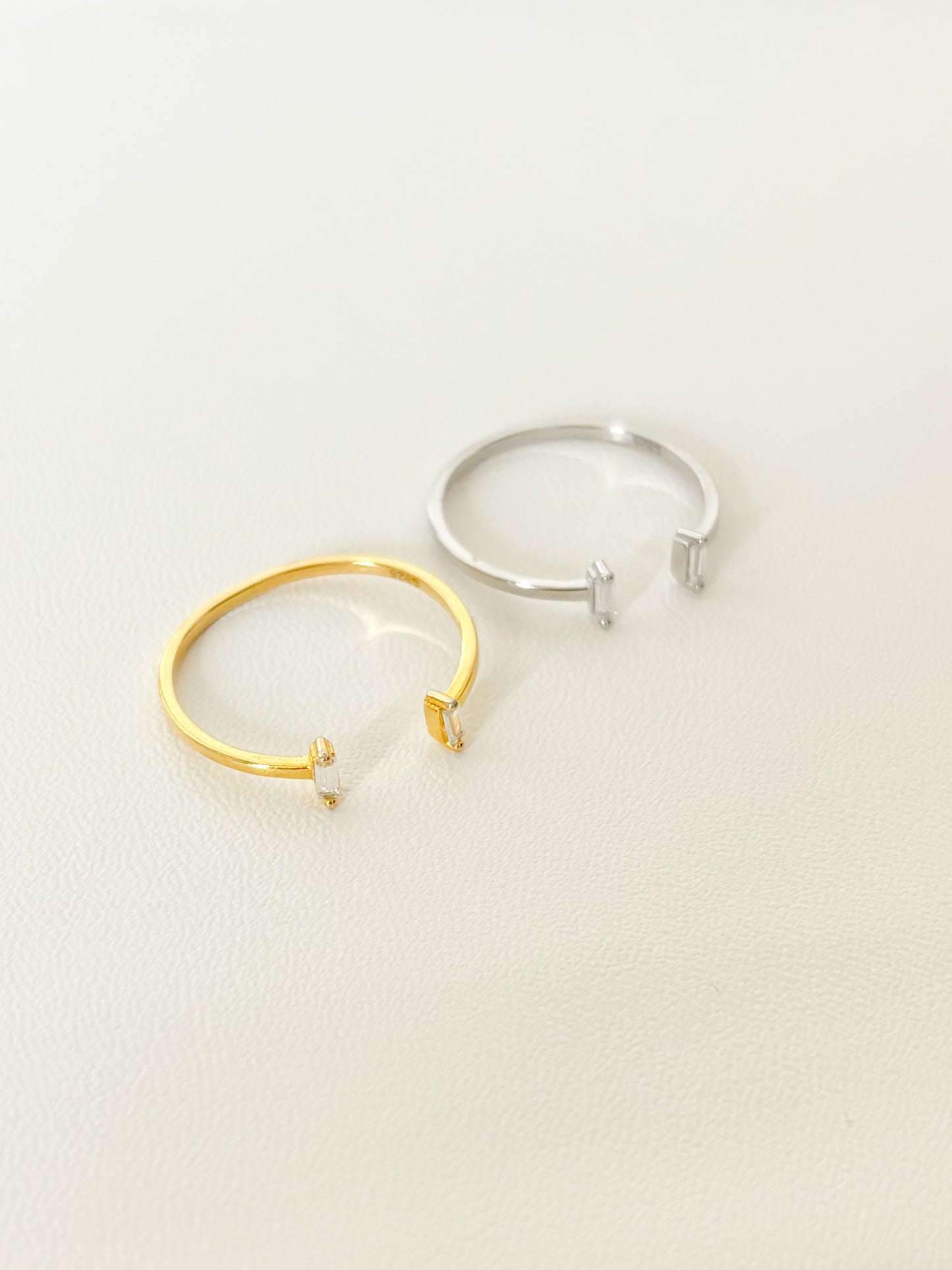 Anillo Minimalista Barras, plata 925