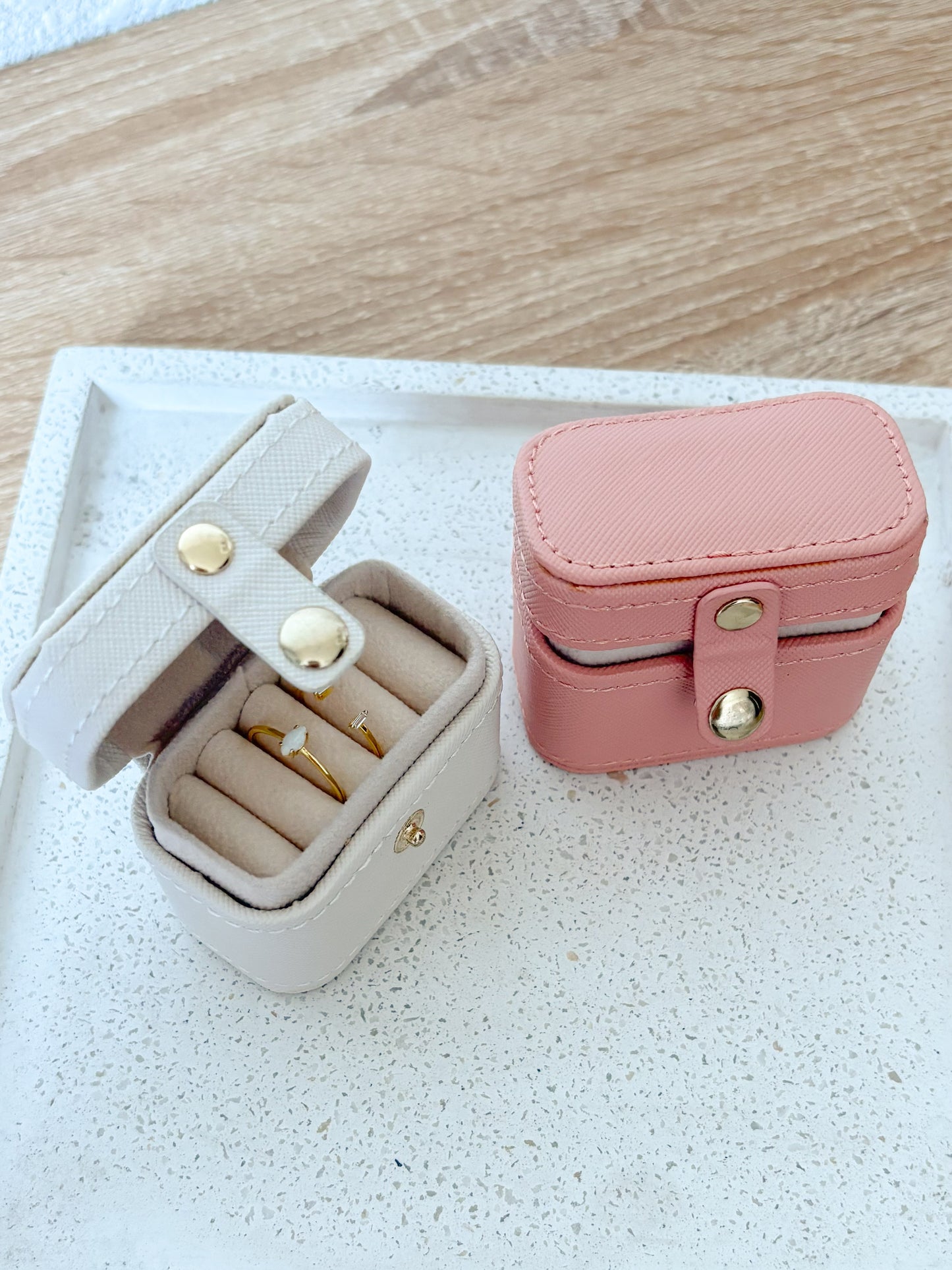 Mini Joyero para Anillos, Anillero Pequeño, Personalizable