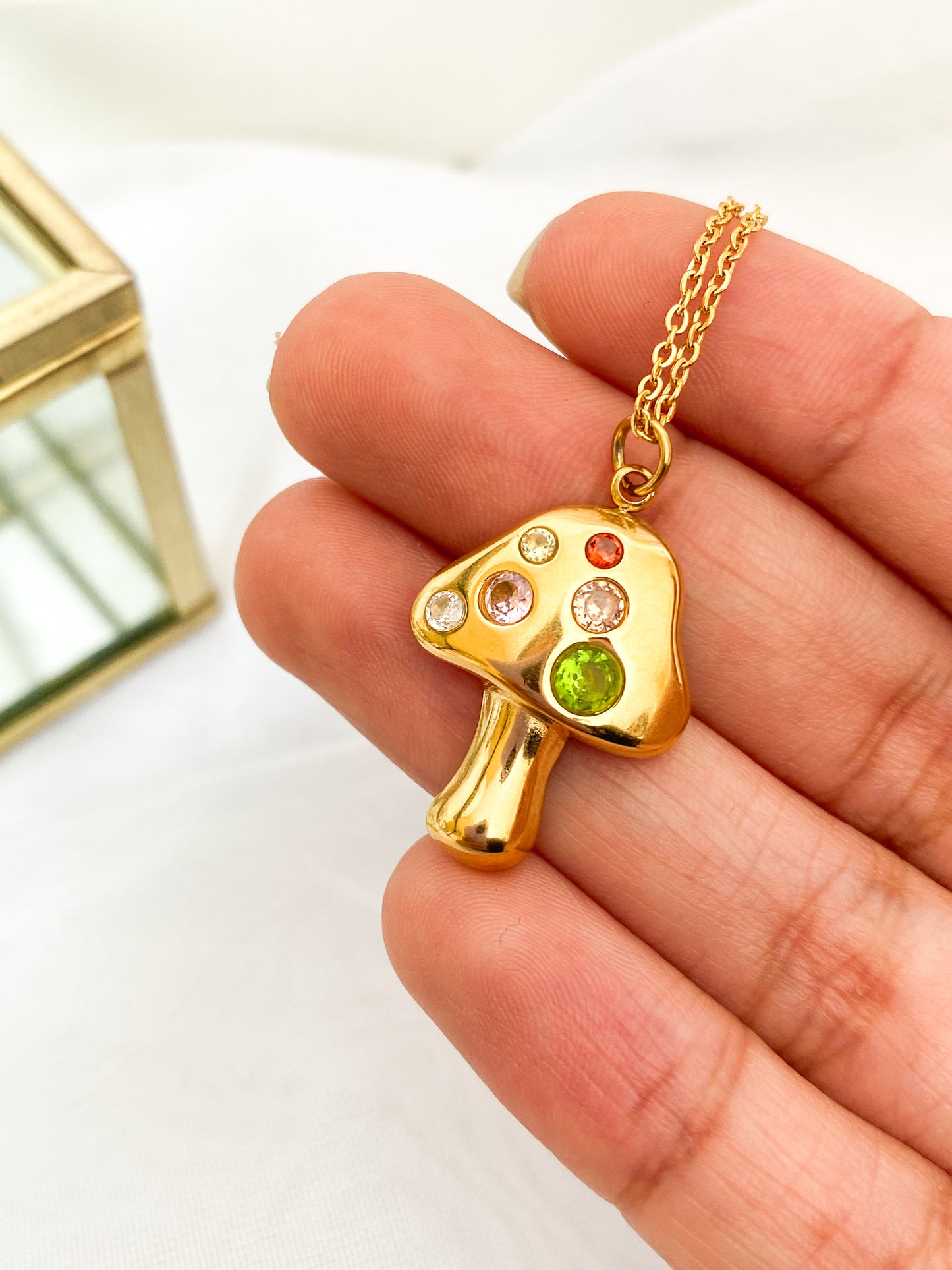 Cadena Hongo, Hongo con Colores, Acero Inoxidable